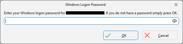 Password prompt